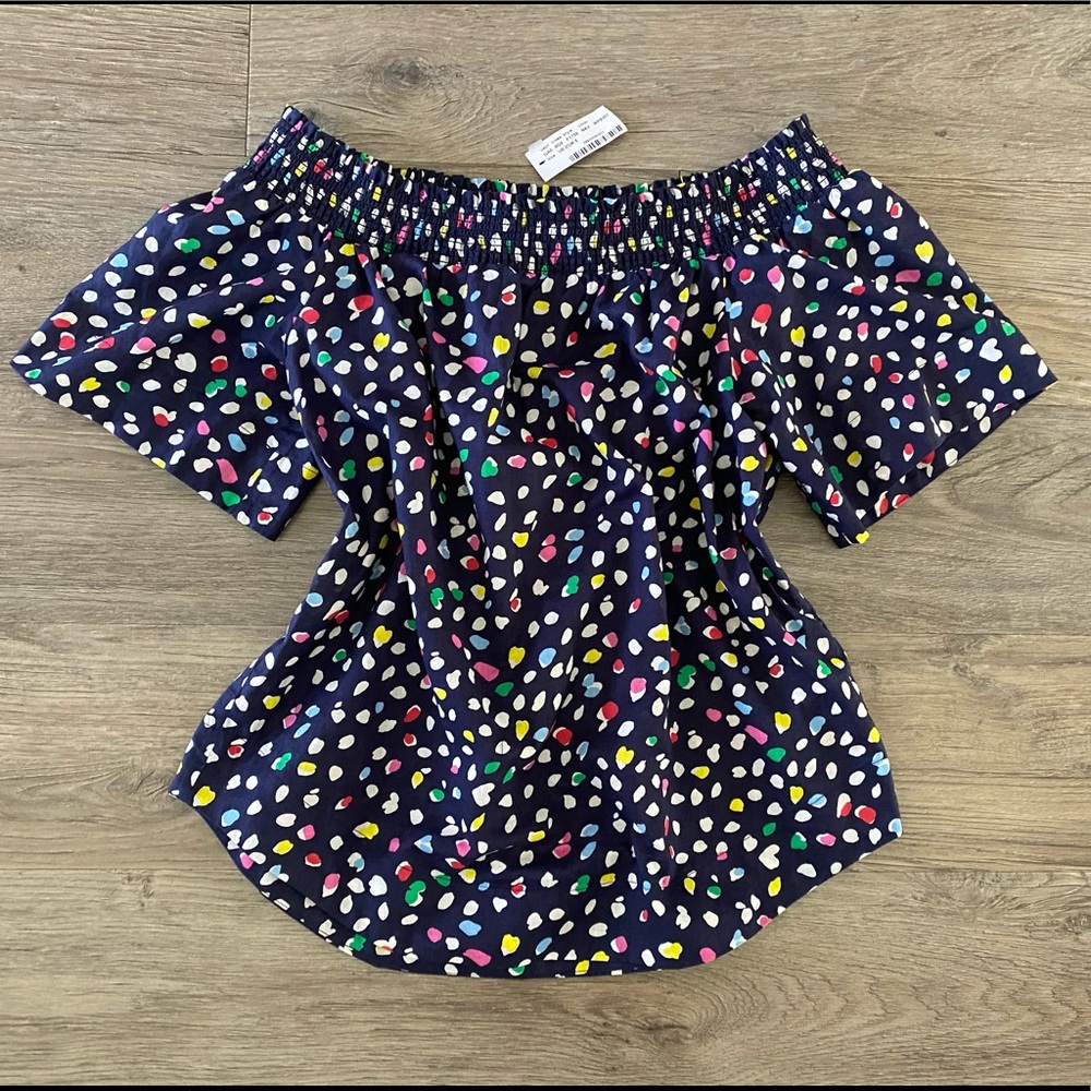 🚫 SOLD 🚫 NWT J.Crew off-the-shoulder top